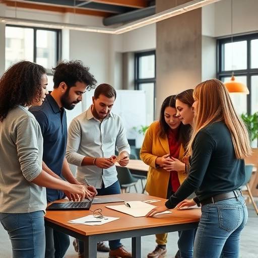 Team van Studio Lumina aan het werk